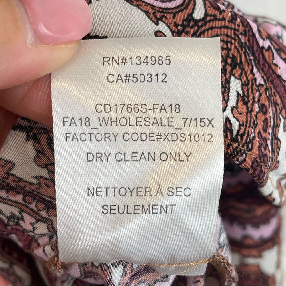 FOR LOVE & LEMONS Romy Tank Dress Lilac Paisley Maxi Dress Sz. XS - Picture 14 of 14